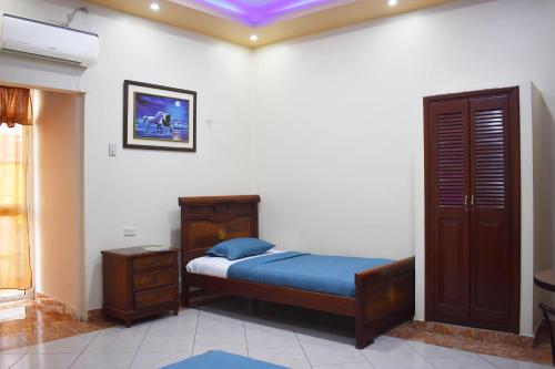 Katil atau katil-katil dalam bilik di Hostal Galápagos - Guayaquil