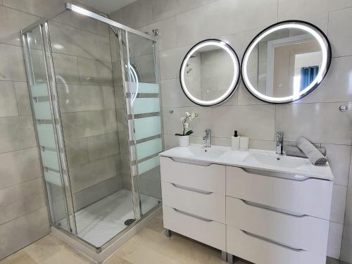 Koupelna v ubytování Apartamento SOLSILK