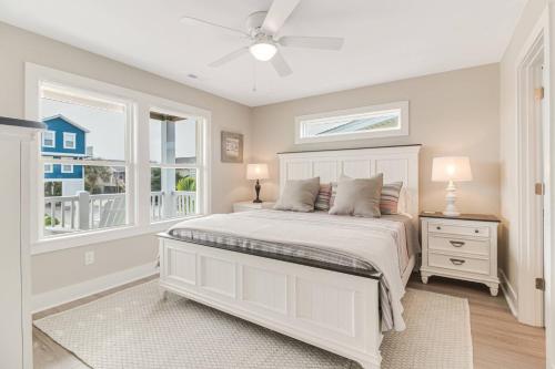 Postel nebo postele na pokoji v ubytování The Sea Prize