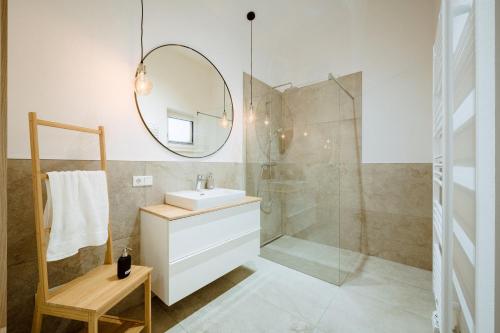 Vannituba majutusasutuses Da Alois - Alpine Premium Apartments