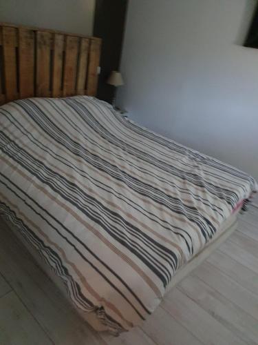 Postel nebo postele na pokoji v ubytování Chez audrey