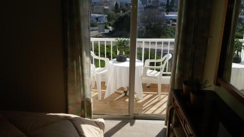 Μπαλκόνι ή βεράντα στο Eftihia Apartments 