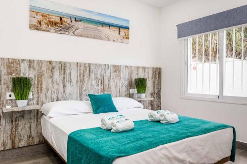Postel nebo postele na pokoji v ubytování Villa Conchita Torremolinos