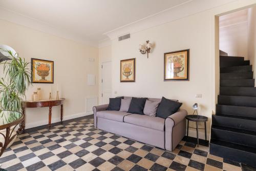 Zona de estar de San Carlo Suites