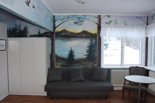 Zona de estar de Säfsen Stay