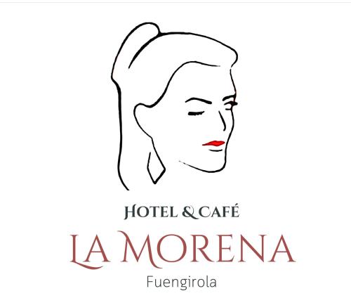 logotipo de hotel y cafetería la morgana en Hotel Cafe La Morena, en Fuengirola