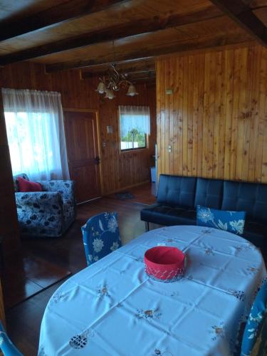 Postel nebo postele na pokoji v ubytování Astilleros,Dalcahue