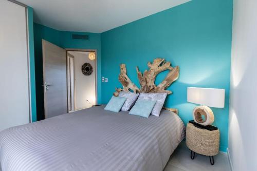 Posteľ alebo postele v izbe v ubytovaní Stanatura Appt 2 chambres vue panoramique #INDENO