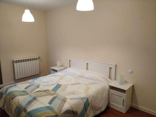 Ένα ή περισσότερα κρεβάτια σε δωμάτιο στο Apartamento en Las margas Golf