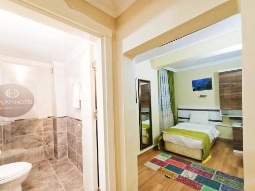Koupelna v ubytování Ceylan Hotel