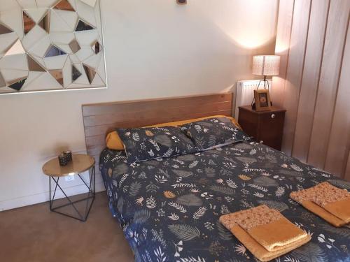 Ένα ή περισσότερα κρεβάτια σε δωμάτιο στο Les Pierres Blondes