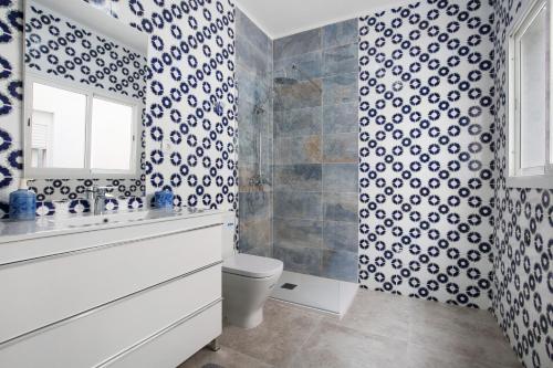 A bathroom at Casa Mela