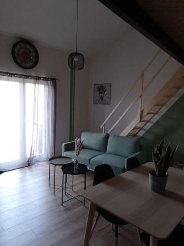 Χώρος καθιστικού στο Logement moderne