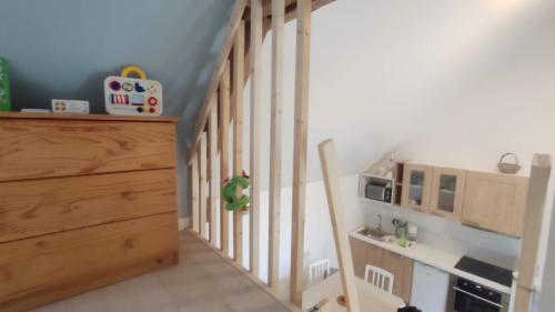 Kuchyňa alebo kuchynka v ubytovaní Eco-gîte à la Ferme d'Elles