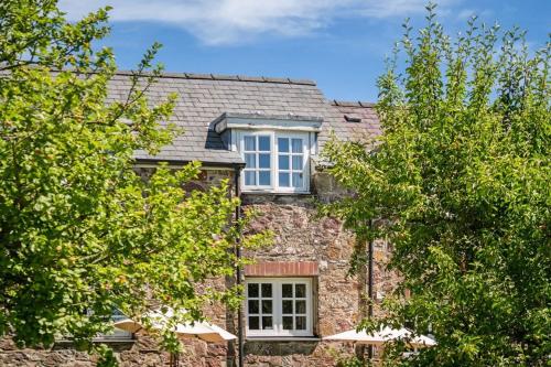 Bygningen som feriehuset ligger i