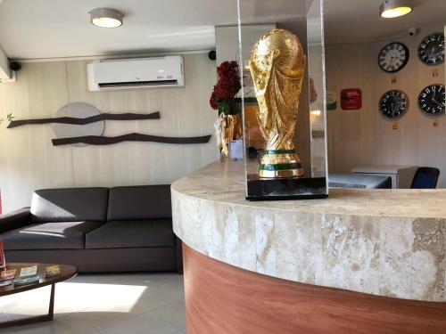 Χώρος καθιστικού στο KING's FLAT HOTEL NATAL
