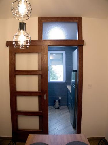 Postel nebo postele na pokoji v ubytování Adriatic Apartment