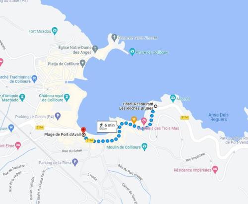 Gallery image of Vue exceptionnelle sur la baie de Collioure in Collioure