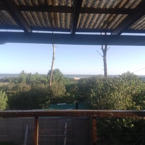 a view from the roof of the house at Cabaña en la playa. ventanales y terraza al mar in Salinas 