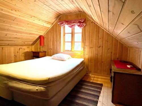Postel nebo postele na pokoji v ubytování Holiday home Åkra