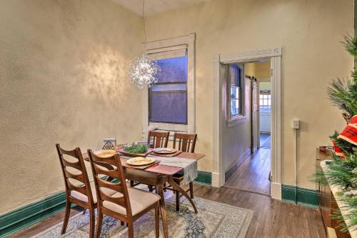 a dining room with a table and chairs at Cincinnati Retreat with Patio and Grill! in Cincinnati