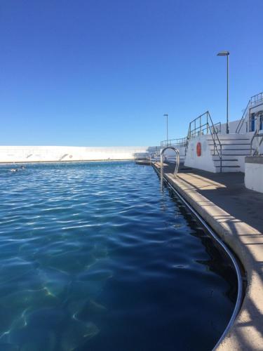 a view of the waterway at a dock at Stylish Sea View Apartment with Parking in Penzance