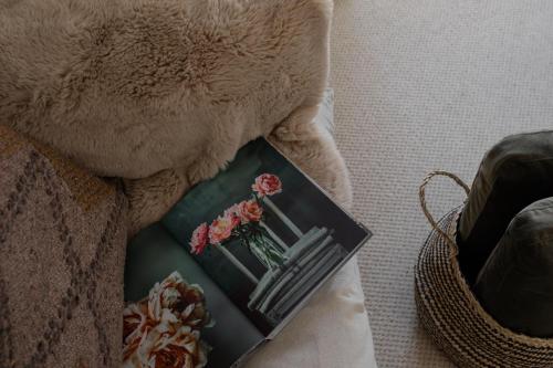 Ein Sitzbereich in der Unterkunft Luxury Eton Cottage-Design Led