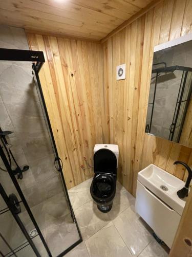 Koupelna v ubytování Bear House Uludağ Bungalov