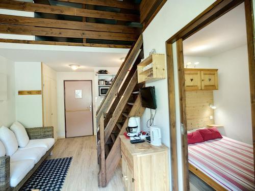 2 Pièces + mezzanine 6 pers, ski aux pieds, wifi, parking - FR-1-178-15