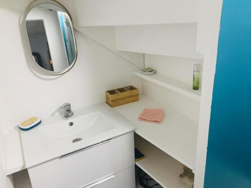 Salle de bains dans l'établissement Chambre Darwin SDB WC et Terrasse privés
