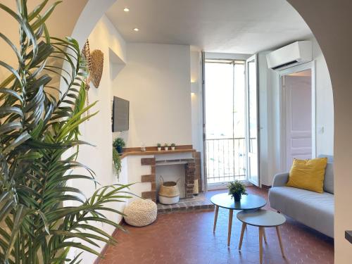 Sablettes - climatisation - vue mer-plage
