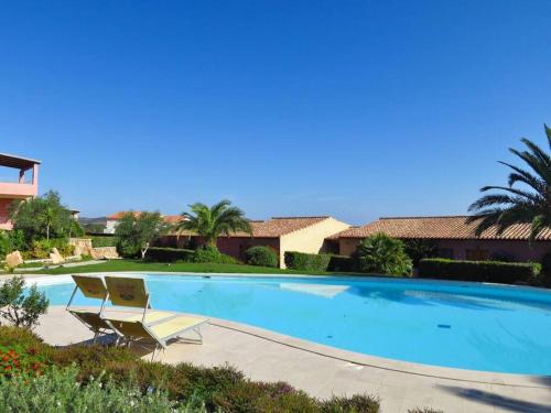 Πισίνα στο ή κοντά στο Reihenhaus Nr. 7 mit Pool und super Meersicht