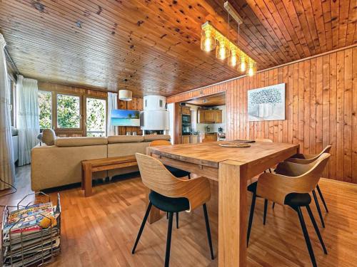 Posezení v ubytování Chalet Familial l'Escapade - Les Marécottes - Swiss Alps