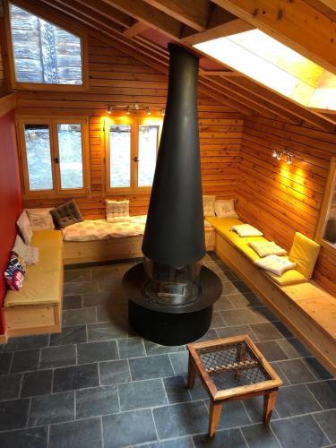 Χώρος καθιστικού στο Hakuna Matata - Family Apt - 4 Vallées - Swiss Alps