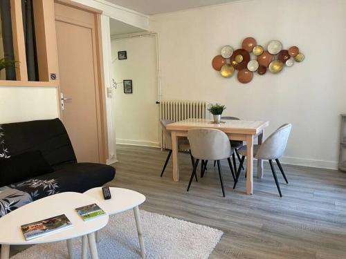 Posezení v ubytování Fontainebleau centre-ville