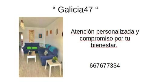 2 imágenes de una sala de estar y una sala de estar en Galicia47, en Zamora