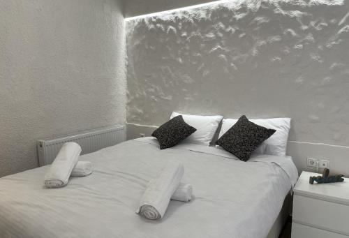 Posteľ alebo postele v izbe v ubytovaní New Studio in Arachova