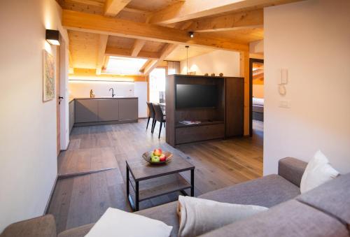 Χώρος καθιστικού στο Ferienwohnungen Ortsried