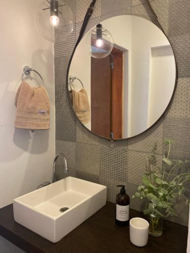Ένα μπάνιο στο Apartamento Plaza Las Vertientes