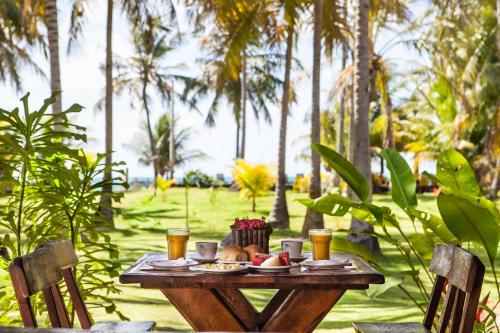 Taman di luar Pousada e Restaurante Encanto das Águas
