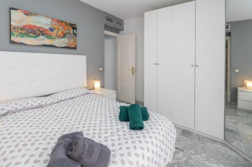Postel nebo postele na pokoji v ubytování Apartamento Cadiz Be Kind