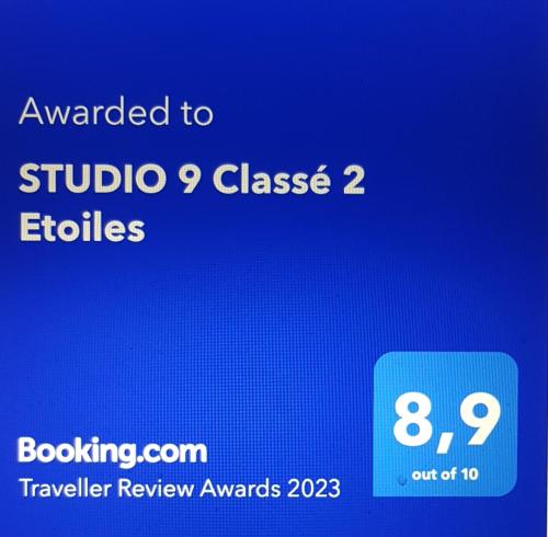 STUDIO 9 Classé 2 Etoiles