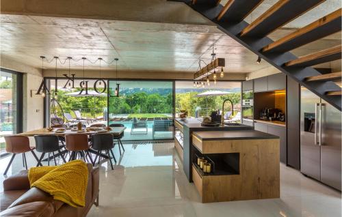 Beach Front Home In Baska With Sauna