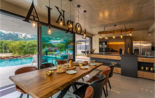 Beach Front Home In Baska With Sauna