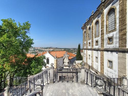 a view from the balcony of a building at Coimbra Monumentais B&B in Coimbra