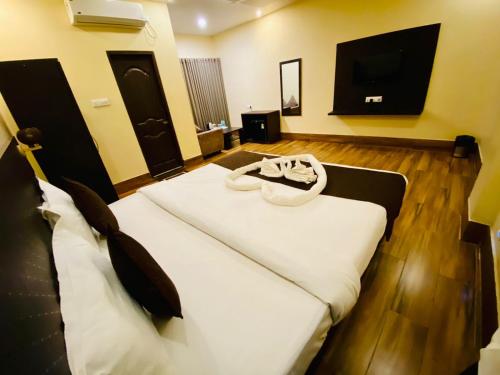 TV a/nebo společenská místnost v ubytování The Cristallo Resort