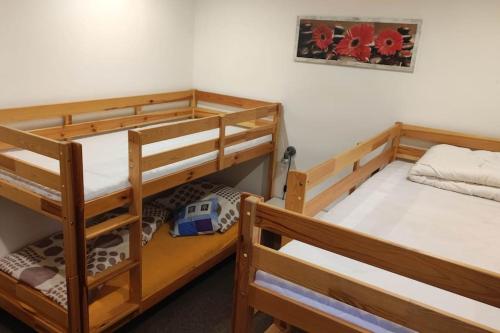 Una cama o camas en una habitación de Sámoška - Krkonoše