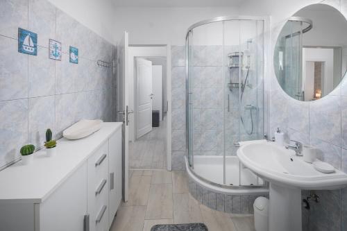 Koupelna v ubytování Apartment Sea Pearl