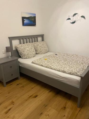 Кровать или кровати в номере Landhausidylle