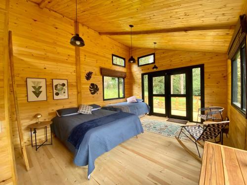 Postel nebo postele na pokoji v ubytování El Hostel Granjero